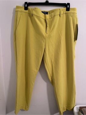 Old Navy “Harper” Women's Lemon Lime Dress Pants